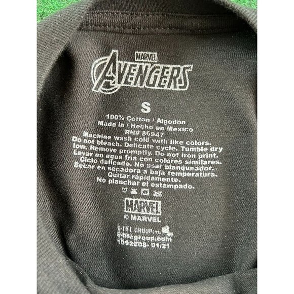 Marvel Avengers Black Panther Short Sleeve Tee T-Shirt Mens‎ Size Small - Picture 5 of 5